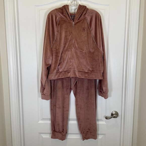 Victoria's Secret Pink Track Jacket& Joggers - Picture 3 of 10